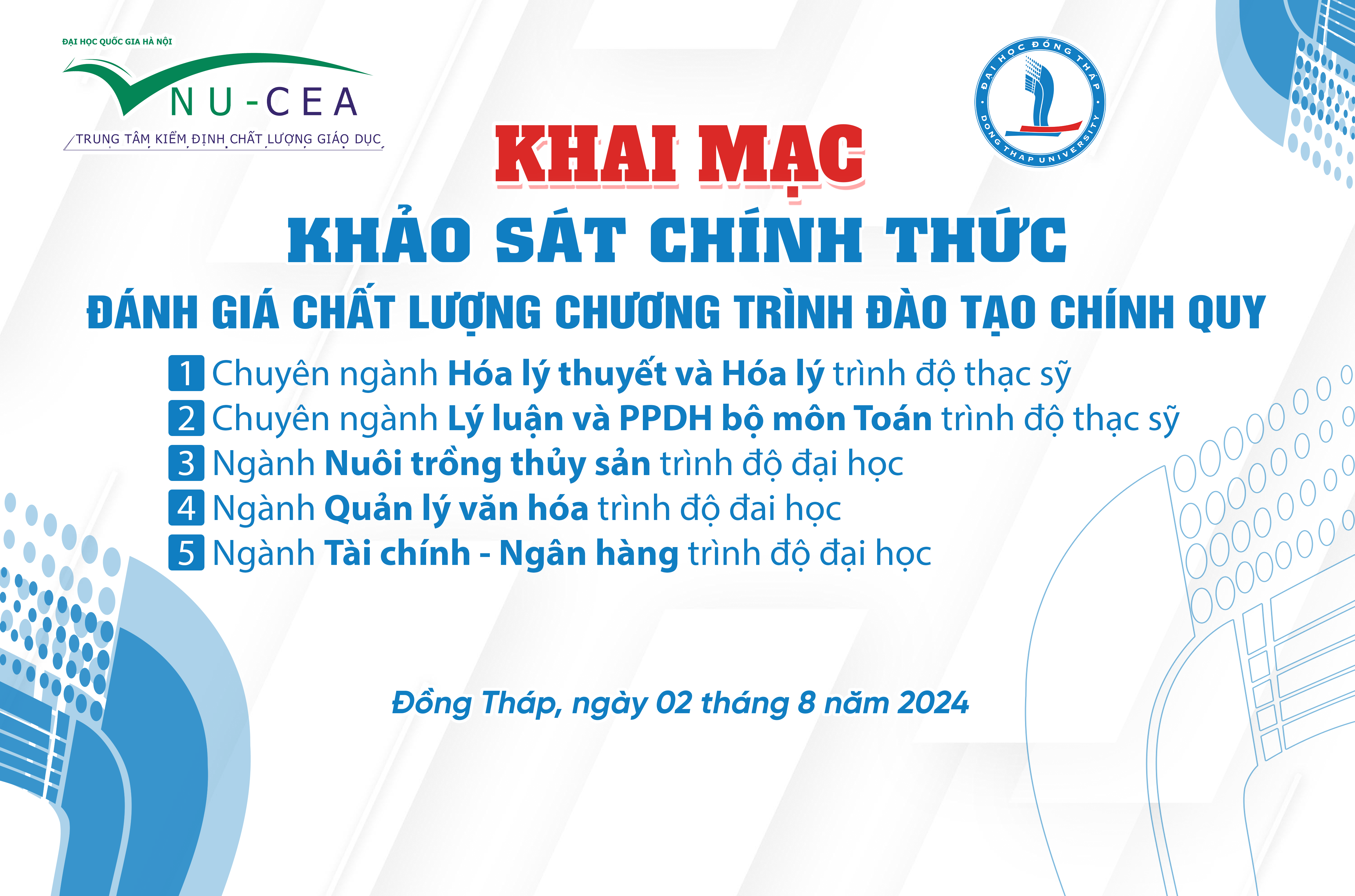 Khai mạc khảo sát chính thức đánh giá chương trình đào tạo ngành Quản lý văn hoá