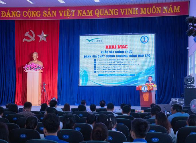 Trường Đại học Đồng Tháp khai mạc đợt khảo sát chính thức đánh giá chất lượng 06 chương trình đào tạo